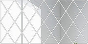 Diamond Mirror Reflective Wall Mirror - Acrylic Mirror For Home Decor | Modern Wall Decal