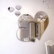 Heart Shape Acrylic Mirror - Home Wall Decor