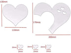 Heart Shape Acrylic Mirror - Home Wall Decor