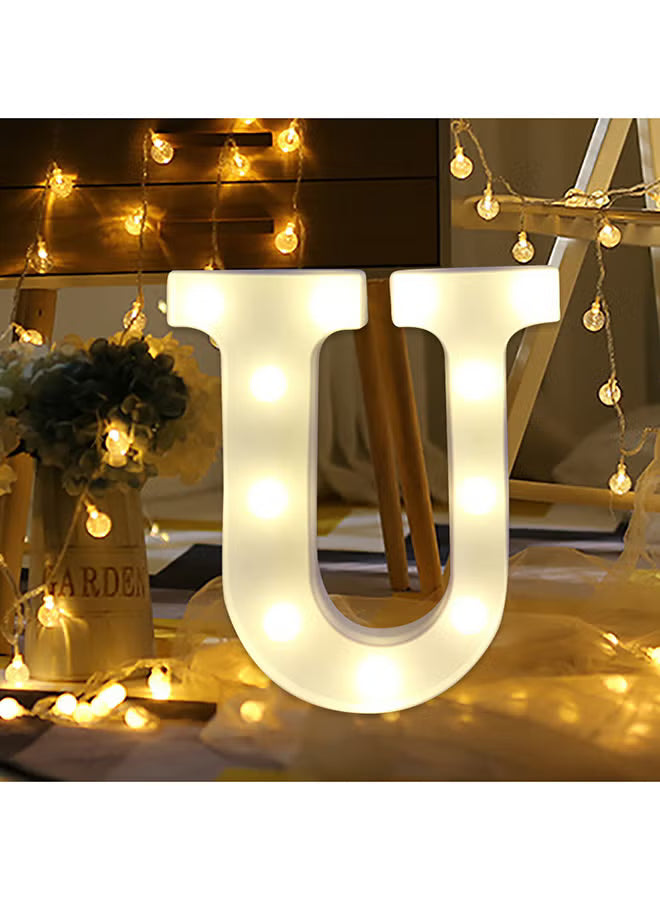 Alphabet LED Letter Lights Light Up Plastic Letters Standing Hanging