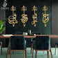 Ya Shafi, Ya Hafeedh, Ya Razzaq, Ya Fattah Wooden Acrylic Wall Art | Islamic Calligraphy Home Decor | Arabic Wall Hanging for Muslim Homes | 9 mm Thickness