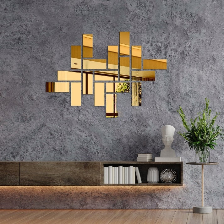 Acrylic Rectangle Mirror Wall Stickers