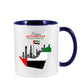 Two Tone Ceramic Mug – Stylish, Durable & Perfect for Hot or Cold Drinks - Customized UAE National Day