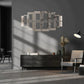 Acrylic Rectangle Ring Mirror Wall Stickers