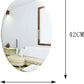 Oval Shape Acrylic Mirror -Modern Wall Mirror Best For Bathroom, Ktichen