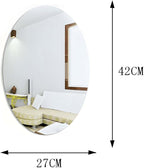 Oval Shape Acrylic Mirror -Modern Wall Mirror Best For Bathroom, Ktichen