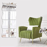 Wavy Wall Mirror - Acrylic Mirror For Home Decor | Modern Wall Decal
