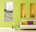 Wavy Wall Mirror - Acrylic Mirror For Home Decor | Modern Wall Decal