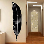 Leaf Acrylic Wall Mirror- Modern Home Decoration - For Home, Office & Restaurant