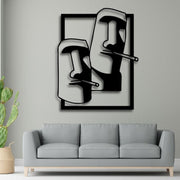 Two Faces Wall Frame | Wall Decor Art | Home Wall Decor