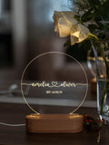Personalized LED Anniversary Night Light
