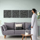 4 Quls Islamic Wall Art – Kufic Style Arabic Calligraphy | Wooden & Acrylic Home Decor | Surah Al-Ikhlas, Al-Falaq, Al-Nas & Al-Kafirun | 9 mm Thickness