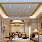Wooden Design Reflective Wall Mirror - Acrylic Mirror For Home Decor | Modern Wall Decal