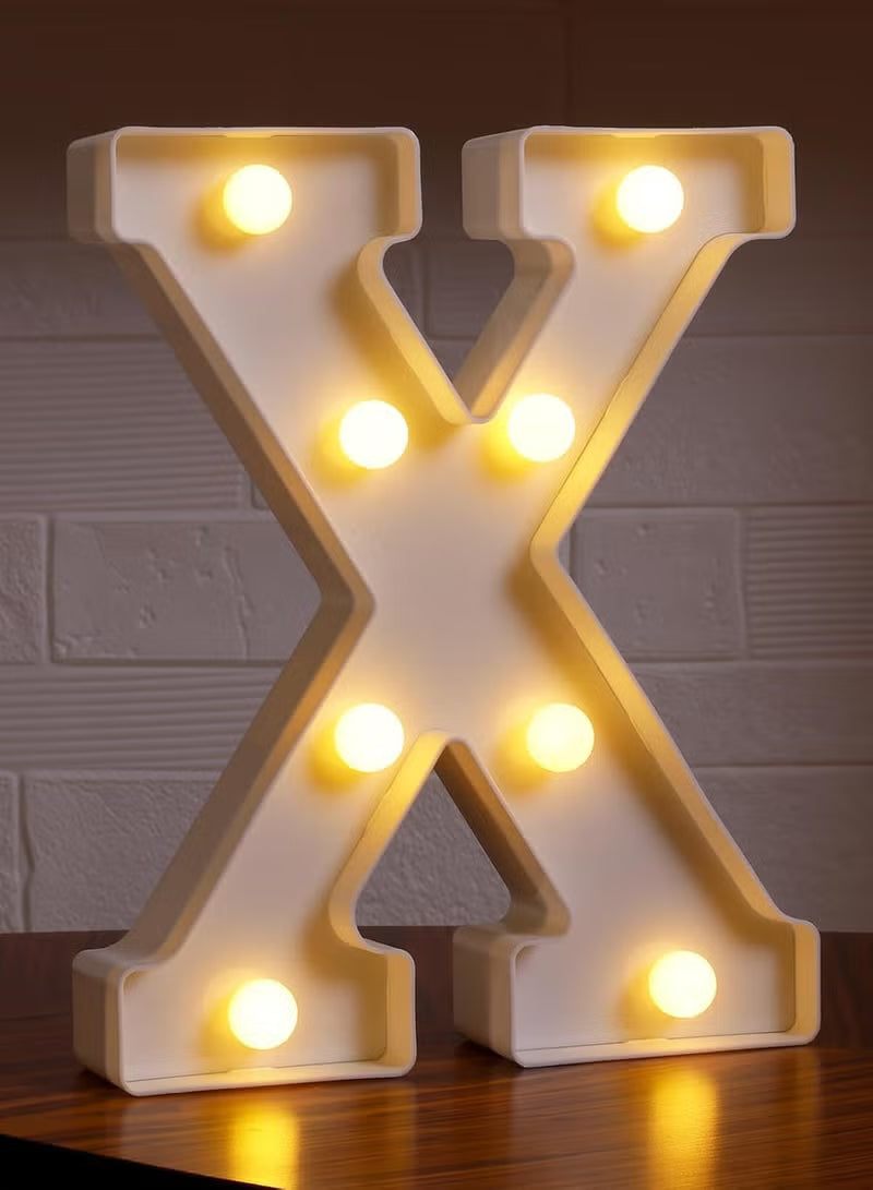 Alphabet LED Letter Lights Light Up Plastic Letters Standing Hanging