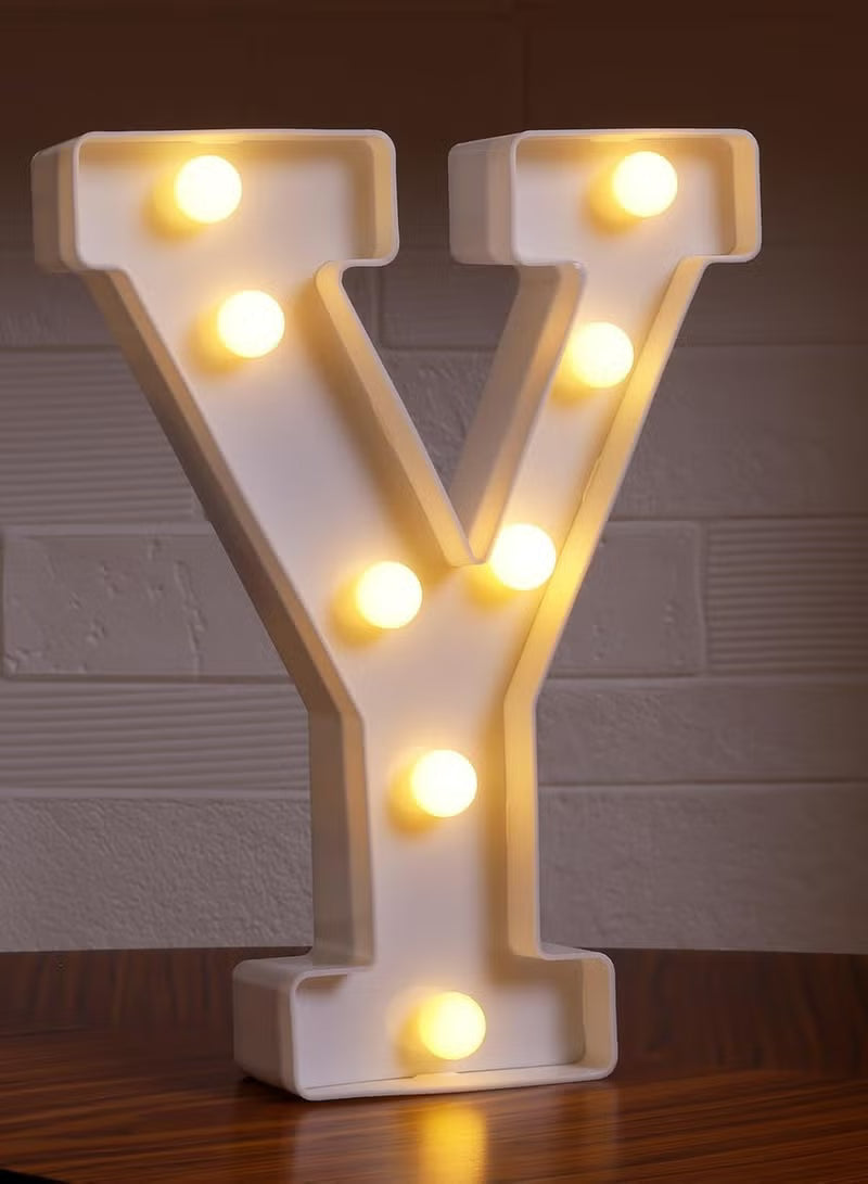Alphabet LED Letter Lights Light Up Plastic Letters Standing Hanging