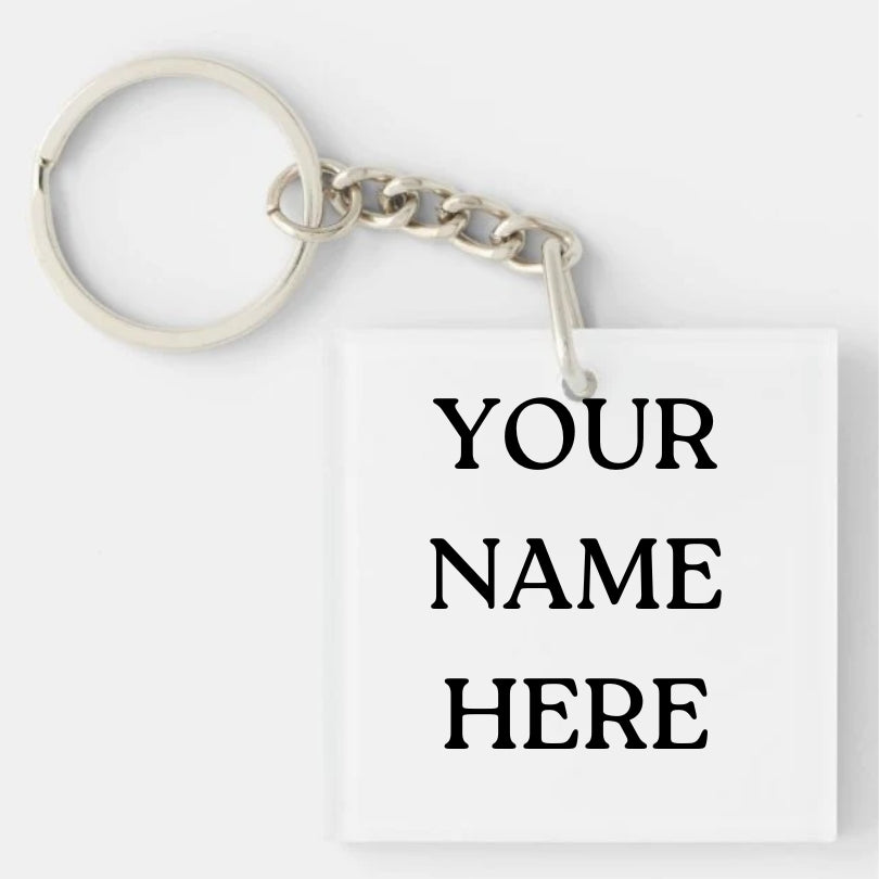 Customized Keychains | Personalized Name Keychains | Custom Acrylic Keyrings
