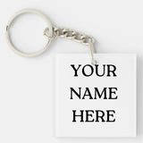 Customized Keychains | Personalized Name Keychains | Custom Acrylic Keyrings