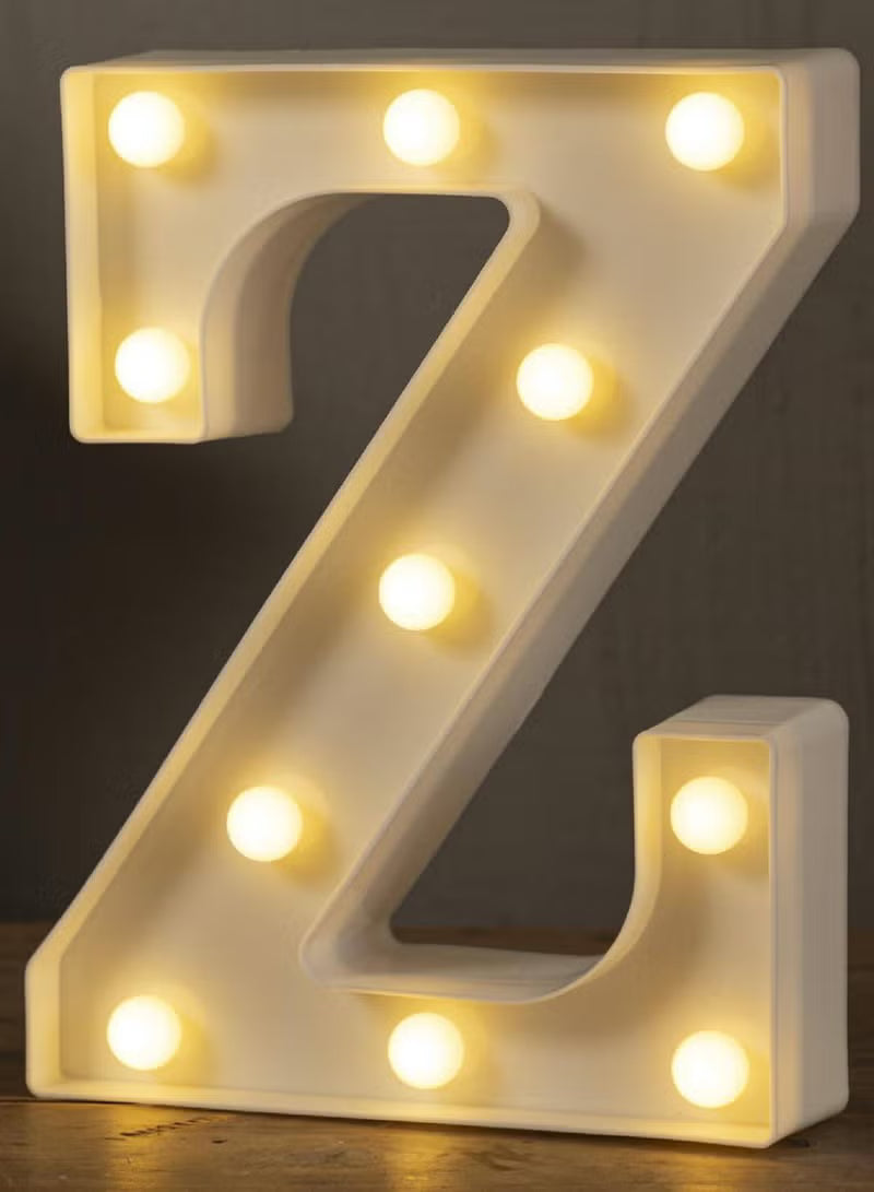 Alphabet LED Letter Lights Light Up Plastic Letters Standing Hanging