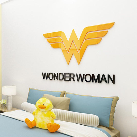 Wonder Woman Acrylic Wall Art,  Super Hero, Gift Idea