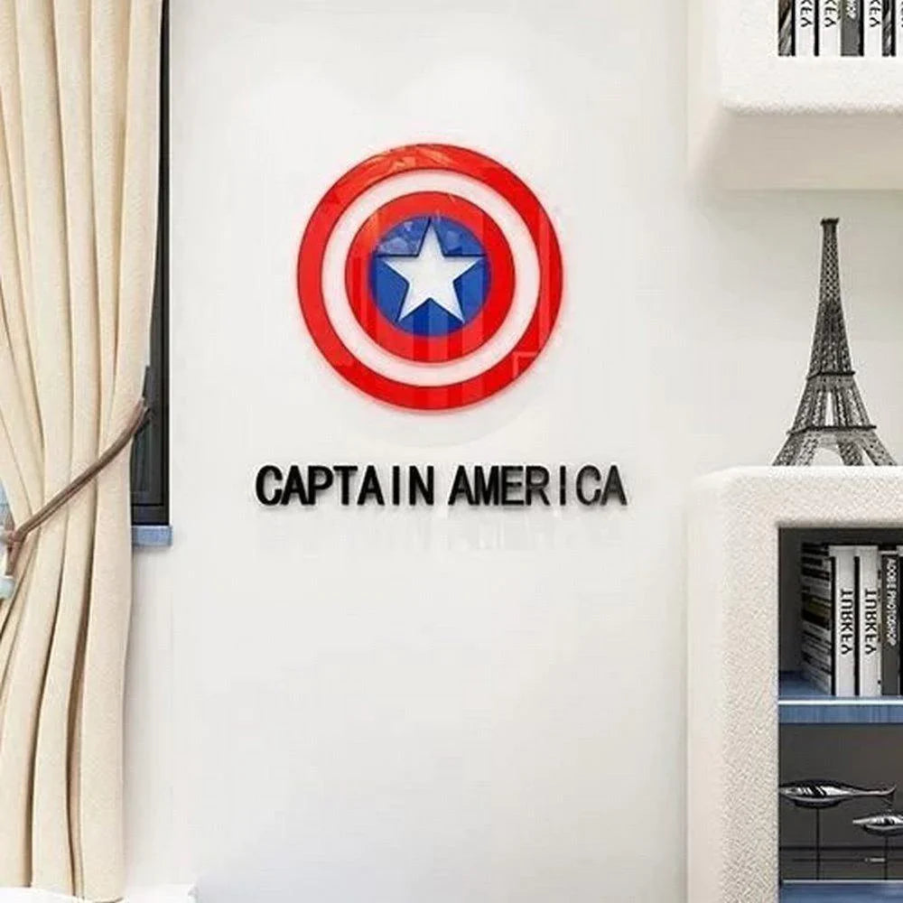 Captain America wall art, Super Hero, Gift Idea