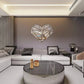 Acrylic Heart Mirror Wall Stickers