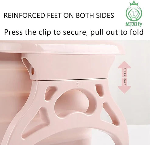 Folding Plastic Foot Bath | Portable Collapsible Foot Soaking Tub for Home Spa & Pedicure