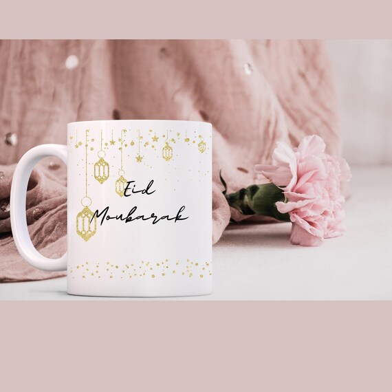 Golden Lantern Sparkle Eid Mug