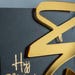 Luxury Black & Gold Hajj Mubarak Plaque: Arabic Calligraphy