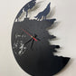 Black Wolf Acrylic-Like-Glass Wall Clock