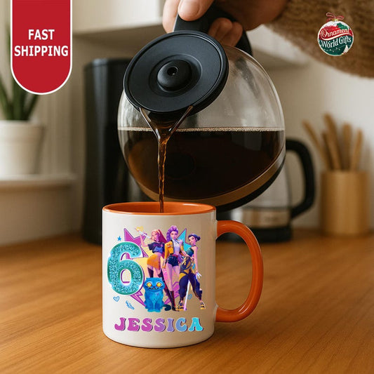 Huntrix Birthday Girl Mug, Kpop Demon Hunter Mug, Gift For Huntrix Fan, Mira Rumi Zoey Mug, Huntrix Mug Birthday Gift