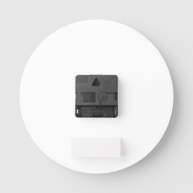 Dubai Round Wall Clock | Minimal White Wall Clock | Modern Home & Office Decor