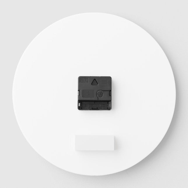 Dubai Round Wall Clock | Minimal White Wall Clock | Modern Home & Office Decor