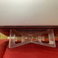 Acrylic Laptop Stand – X Shape Transparent Holder | Ergonomic Laptop Riser for Desk, Office & Home | Durable, Modern Design