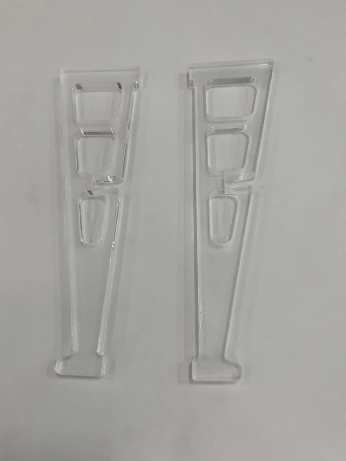 Acrylic Laptop Stand – X Shape Transparent Holder | Ergonomic Laptop Riser for Desk, Office & Home | Durable, Modern Design