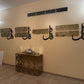 Set of 4 Quls Islamic Wall Art – Gold & Black Arabic Calligraphy | Surah Al-Ikhlas, Al-Falaq, Al-Nas & Al-Kafirun | Elegant Muslim Home Decor | 12 mm Thickness