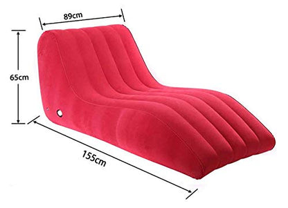 Portable Dual Inflatable Sofa | Lightweight Air Couch for Indoor & Outdoor Relaxation