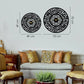 Sabr and Salat (Patience and Pray) Written Kufic Acrylic Wall Clock