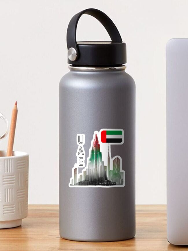 UAE National Day Water Bottle - Show Your Pride with Every Sip