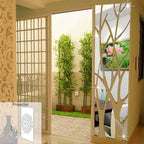 Family Tree Acrylic Wall Mirror - Modern Home Decor Mirror